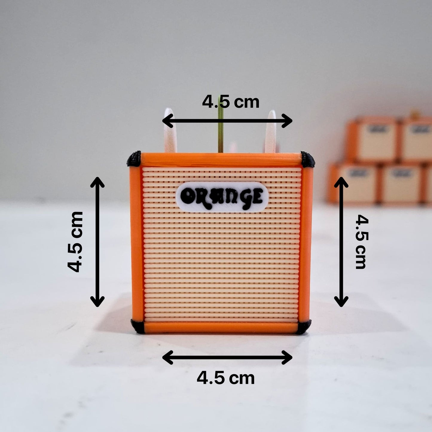 Guitar Picker Holder || Orange Collection ||