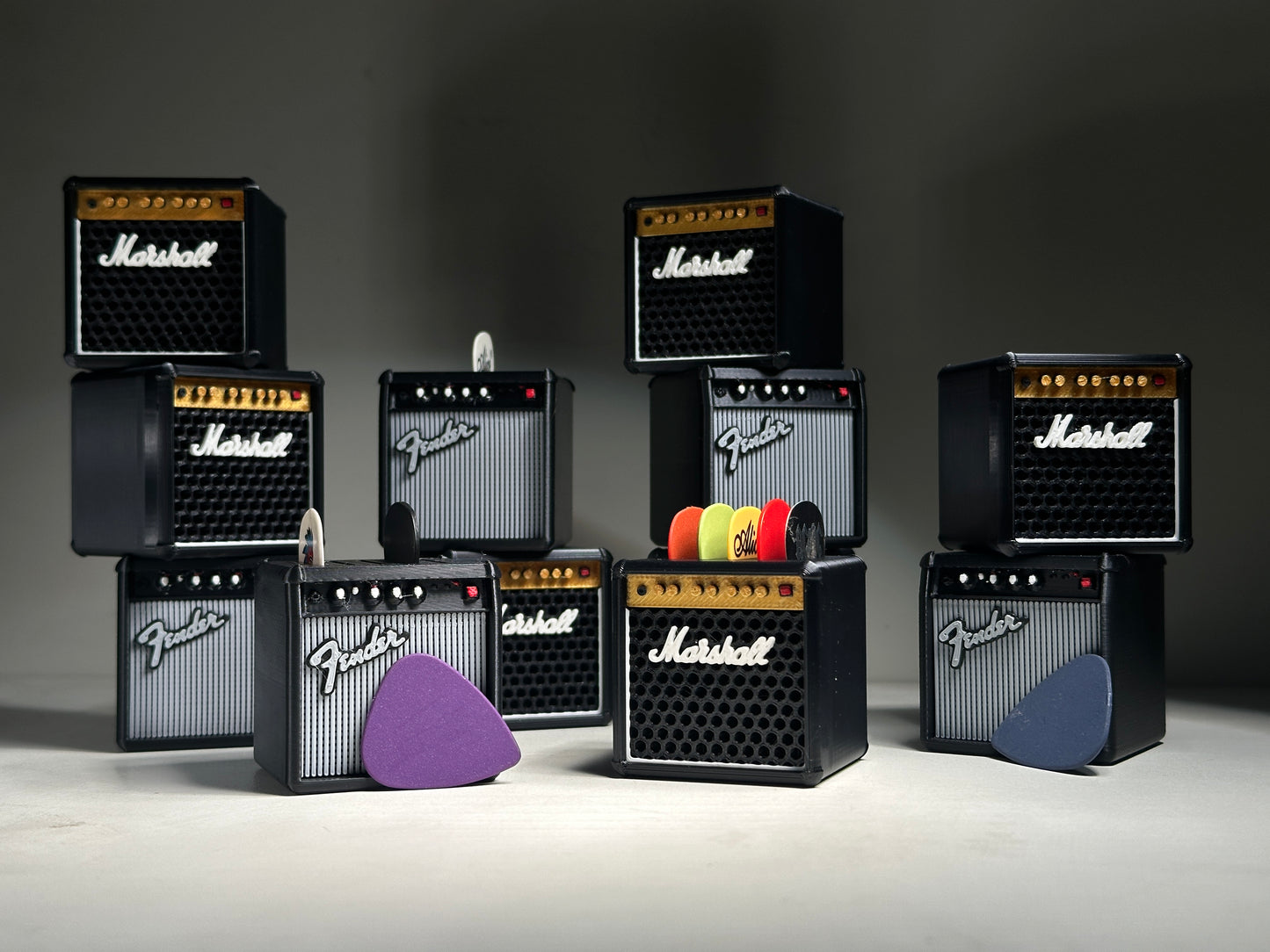 Guitar Pick Holder ||| Marshall Guitar Amplifier |||